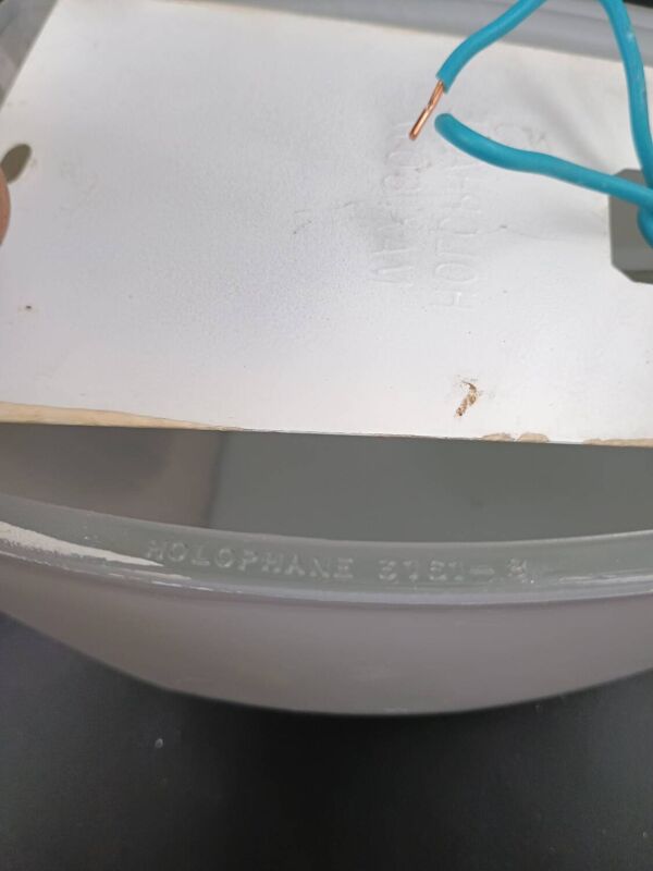 Lot de 4 Appliques  Holophane AMV. 2 Made in France Loft industriel