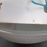 Set of 4 Holophane AMV wall lights. 2 Made in France Industrial loft