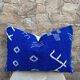 Handmade cushion cover in Berber wool: Moroccan Kilim cushion