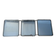 Miroir triptyque dit de barbier années 40 avec encadrement métal