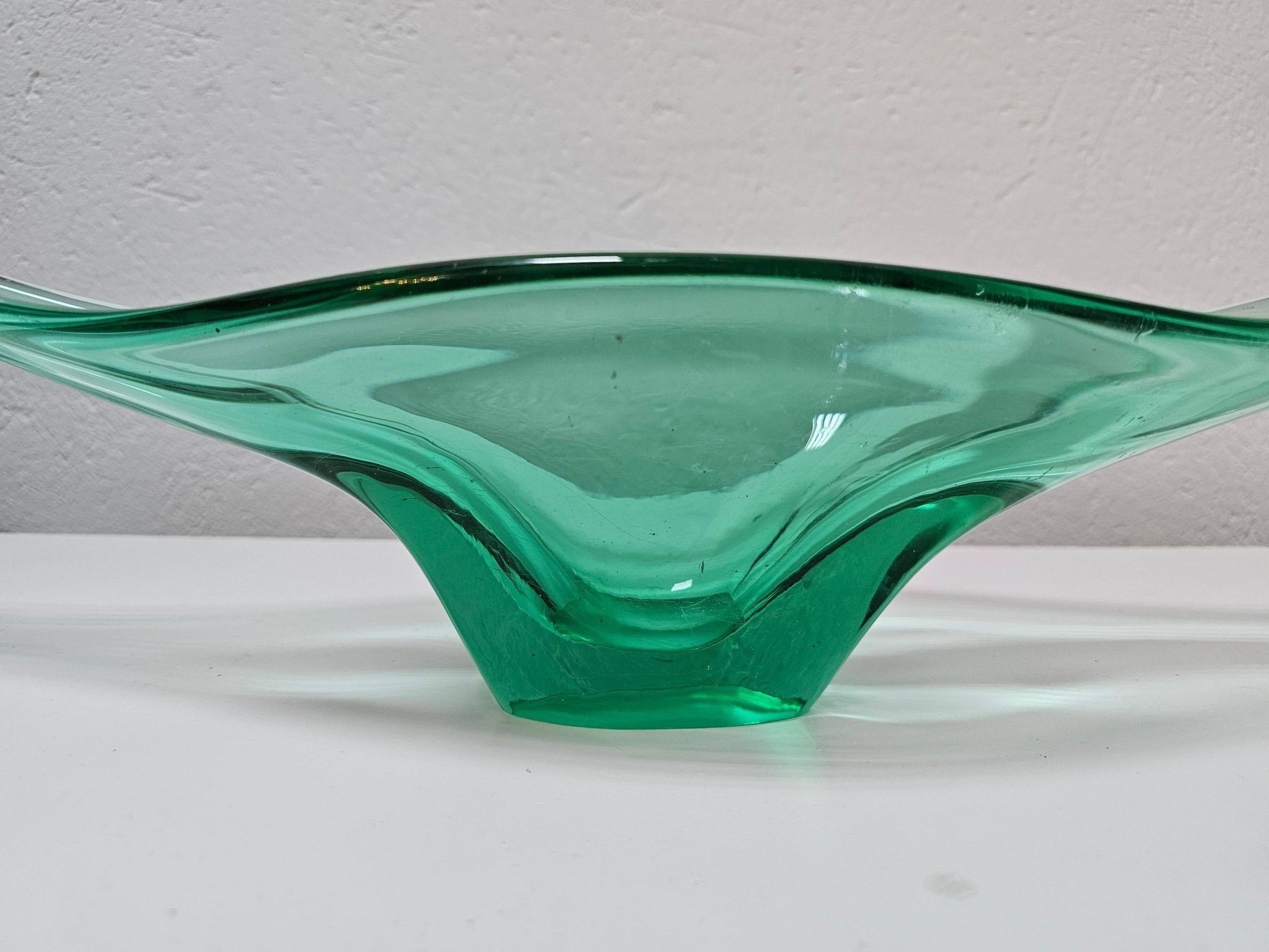 XXL Murano glass bowl in the shape of a gondola, 1960s