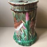 Tabouret de jardin en majolique, par Thomas Forester and Sons, vers 1880