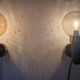 Set of Two Midcentury Wall Lamps, Denmark, 1970s