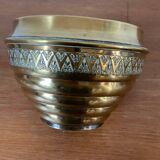 Cache-pot en laiton vintage