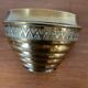Vintage brass plant pot