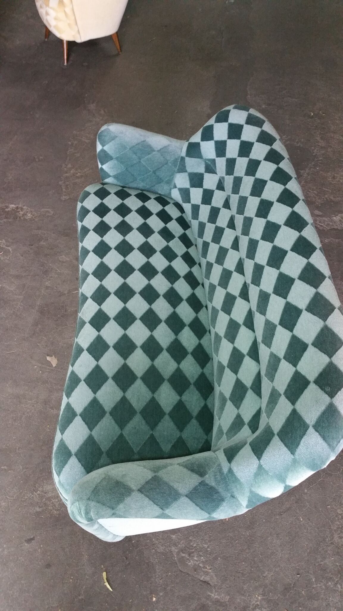 Sofa sofa 'Arc' club organic kidney years 50-60