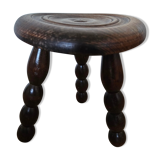 Wooden tripod stool