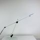 Veneta Lumi articulated desk lamp, white metal, 1980s