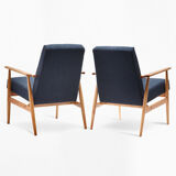 Paire de fauteuils FOX avec repose-pieds