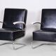 Set of Art Deco Armchairs attributed to Mücke Melder, 1930s