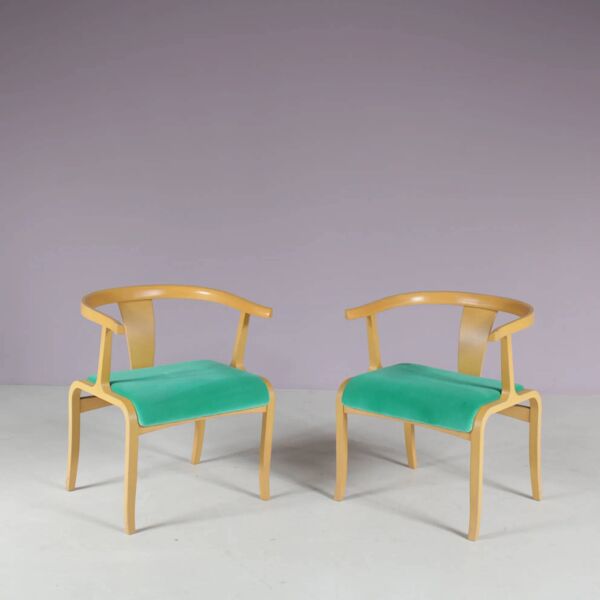 Chaise de bureau/chaise d'appoint rare des années 1960 attribuée à Toshiyuki Kita pour Tendo, Japon