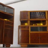 China buffets en Beech, 1950s, Set of 2