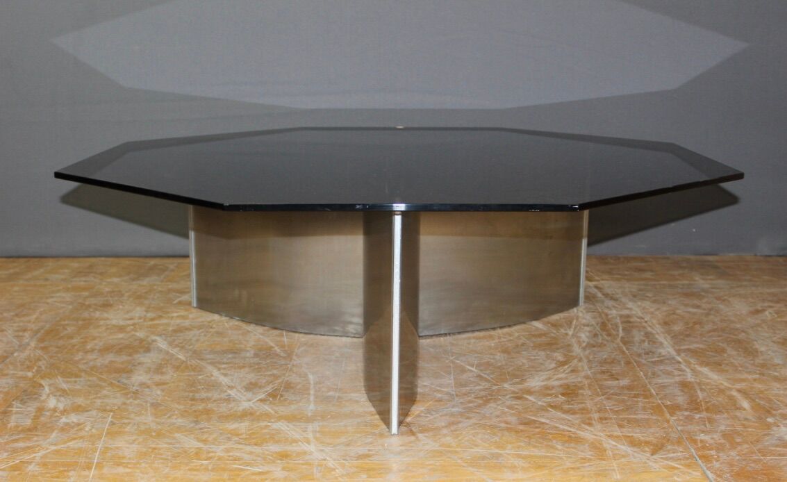 Coffee Table Rosette By Kim Moltzer And Jean Paul Barray Circa 1965