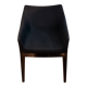 Upholstered armchair Madame black beige fabric Kartell