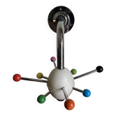 Sputnik coat rack, 1980s, Memphis colors