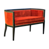 Art-deco orange sofa