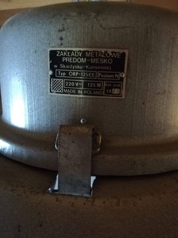 Lampe d'usine polonaise