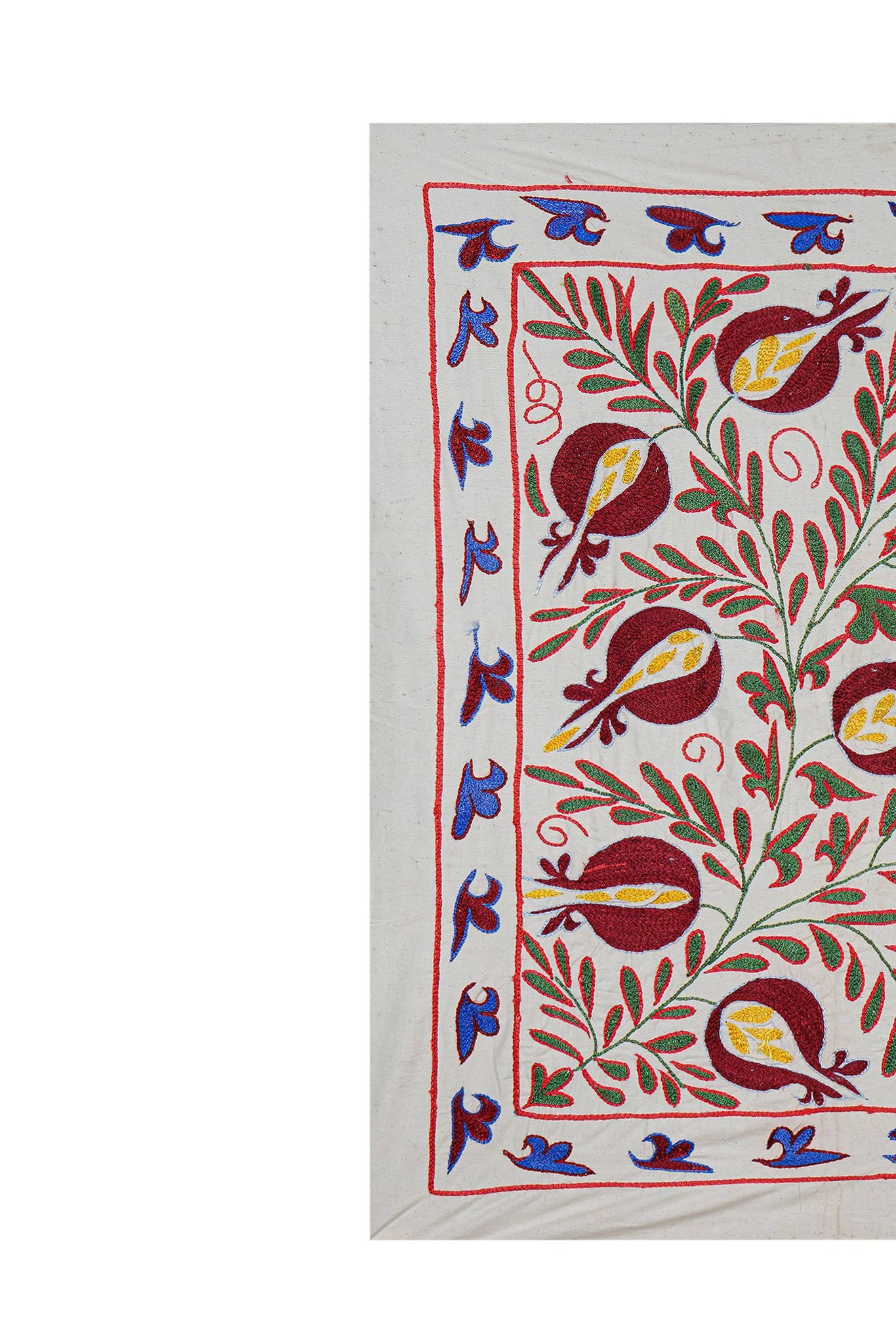 Tapis turc vintage noué à la main