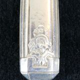 Service cover has mignardises art deco solid silver stuffed minerve