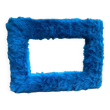 mirror with fur trim