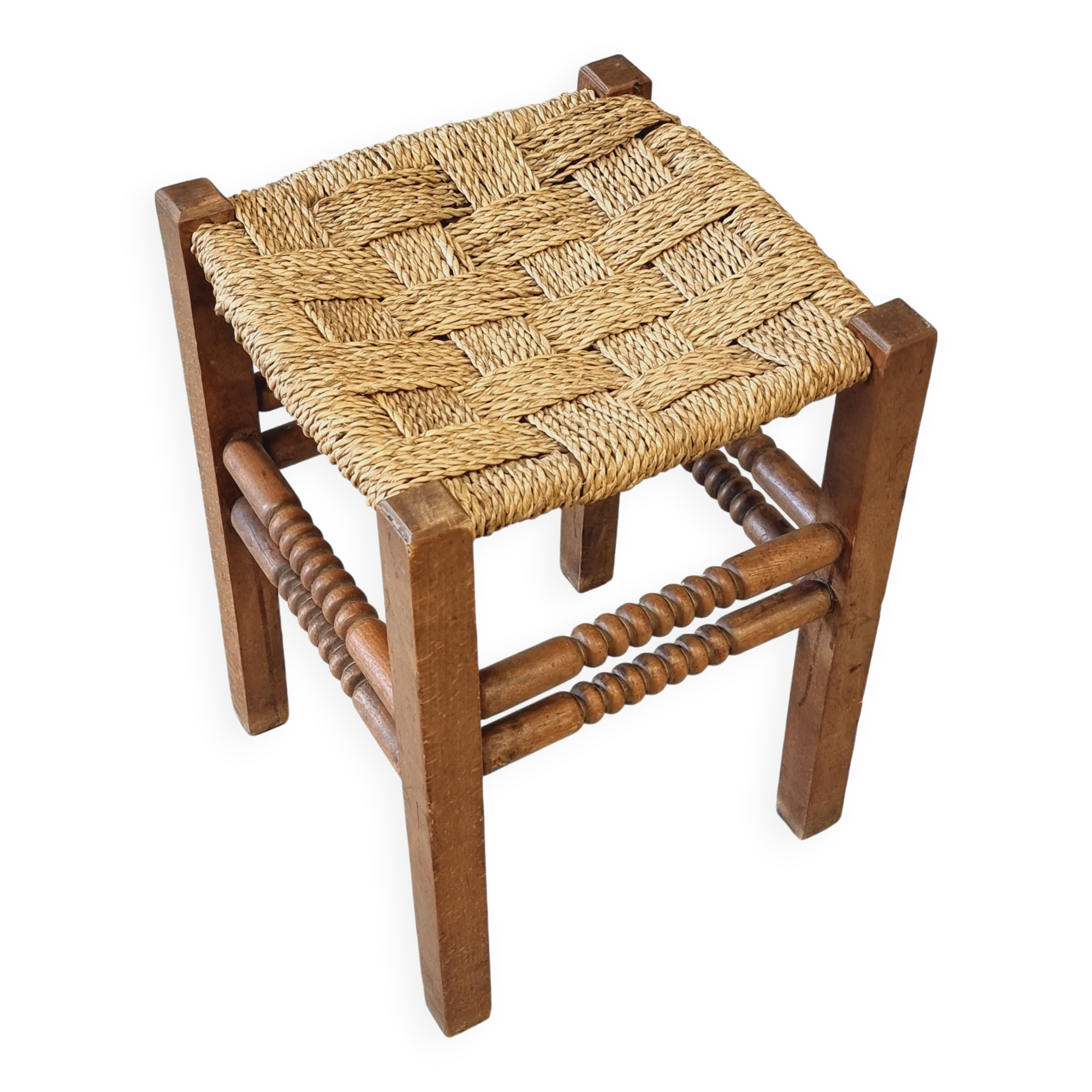 Vintage stool side table plant table