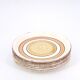 Six Gien earthenware plates, Etna model, 1970s
