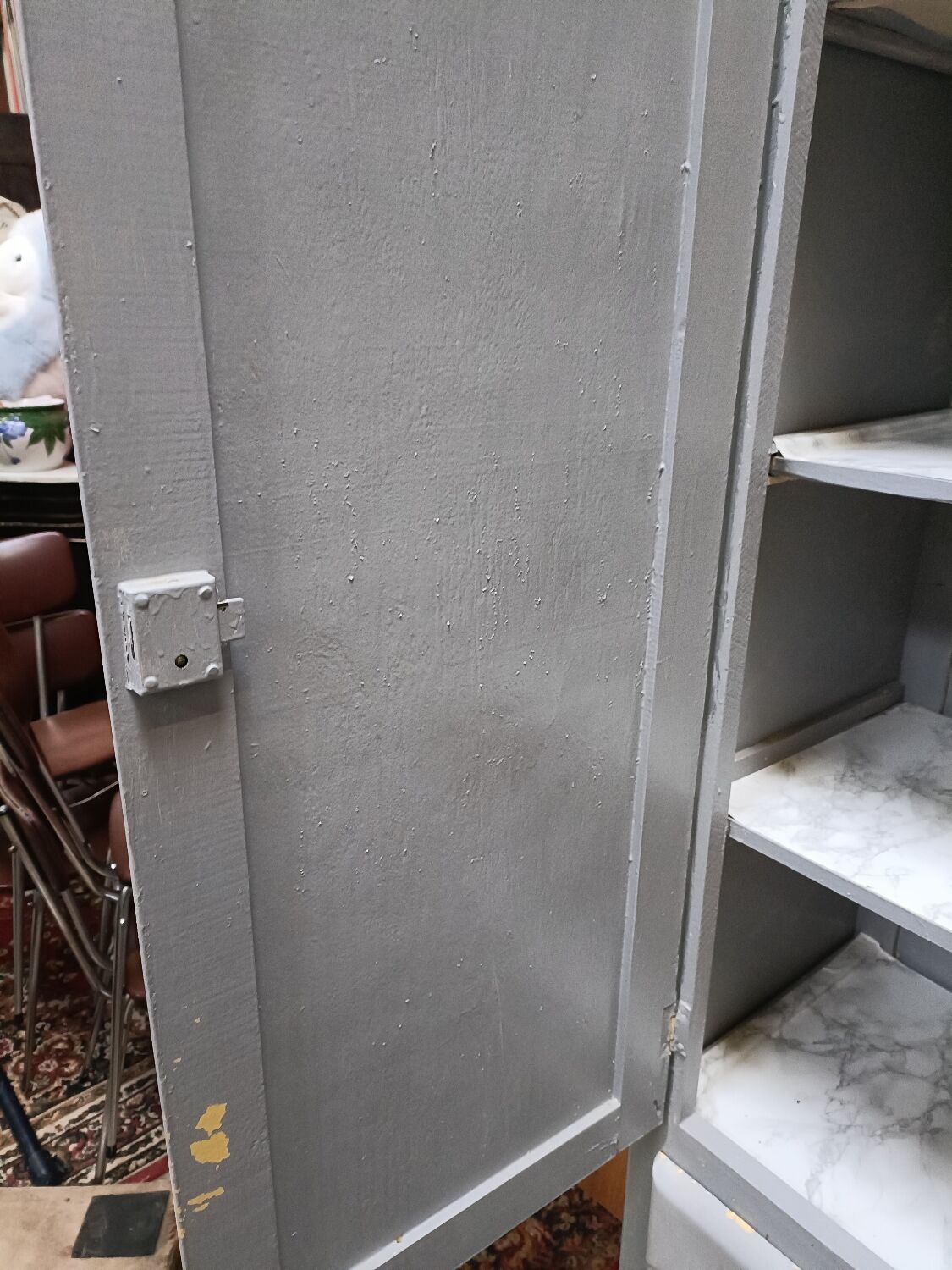 Armoire parisienne grise années 50