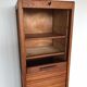 Vintage curtain binder in solid oak 5 shelves