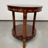 Table d'appoint Empire incrustée vers 1800