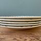 Set of 5 plates Terre De Fer Choisy Le Roi, model "Saigon"