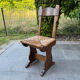 Set of 6 rustic 1970s chairs