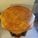 Octagonal art deco pedestal