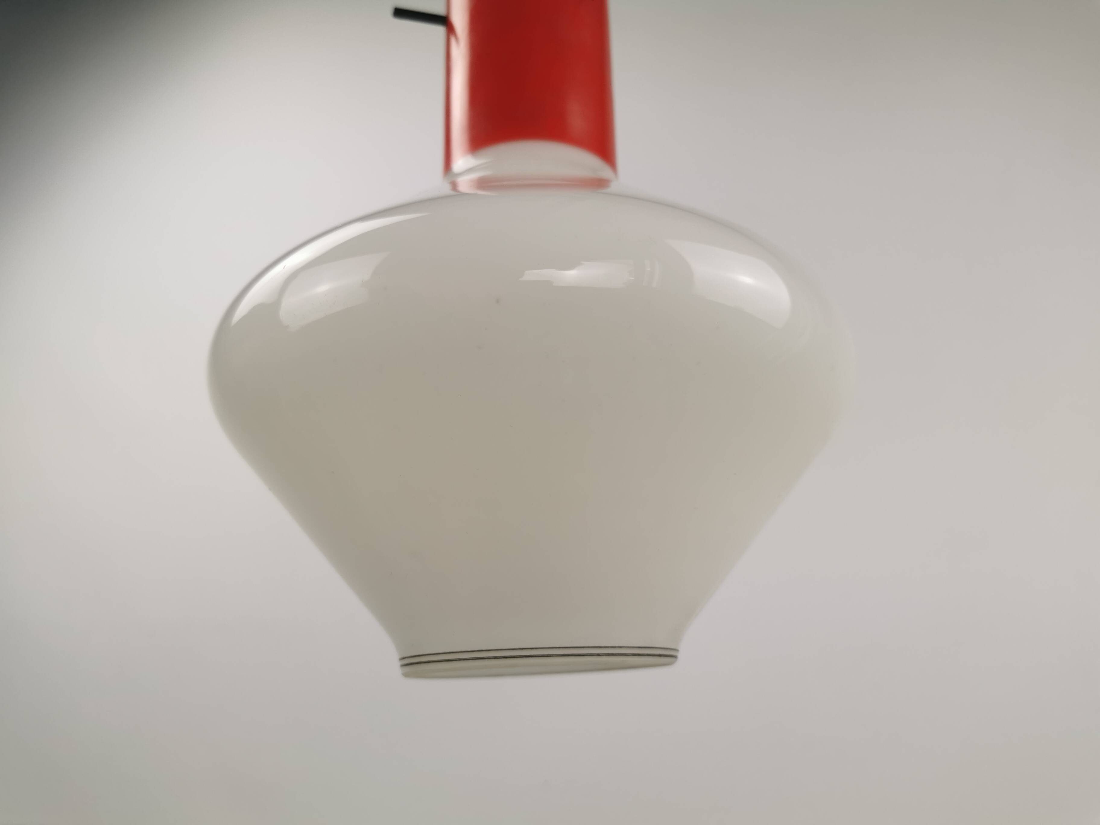 Italian hanging lamp glass by Targetti Sankey