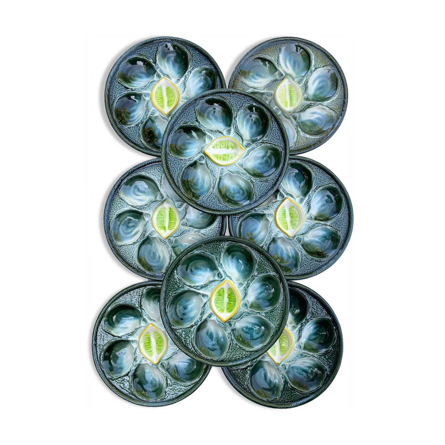 Oyster plates St Clémént