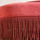 Napoleon III meridian in coral velvet with bouillon fringes – condition c