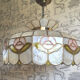 Vintage mother-of-pearl pendant lamp