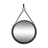 1960's Vintage Wrought Iron Chain Mirror