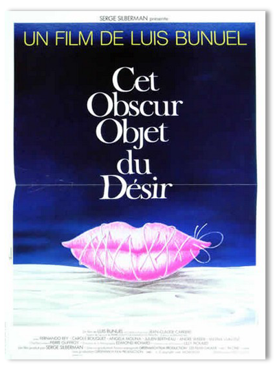 Original movie poster of 1977.Luis Bunnuel.120x160 cm, that obscure object of desire