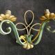 Art Deco wrought iron appliques in the style of Leleu 1940.