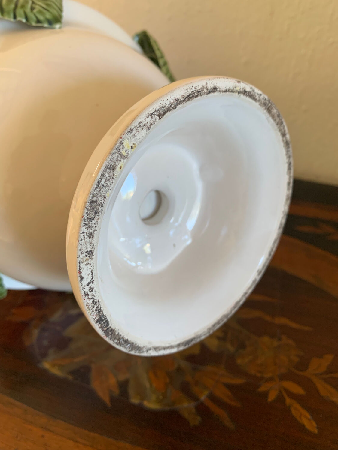 Slurry ceramic fruit cup