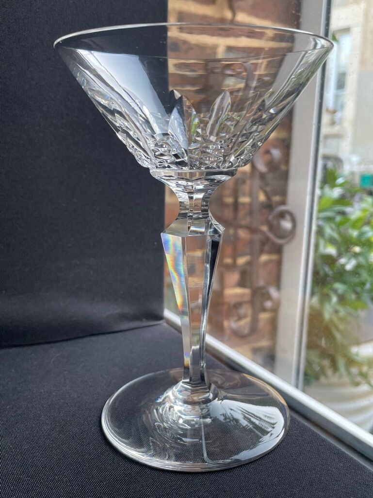 2 champagne glasses stamped Baccarat - Service Austerlitz