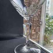 2 champagne glasses stamped Baccarat - Service Austerlitz