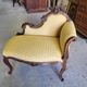 LOUIS XV CAUSEUSE 1 PLACE IN WALNUT ROCOCO