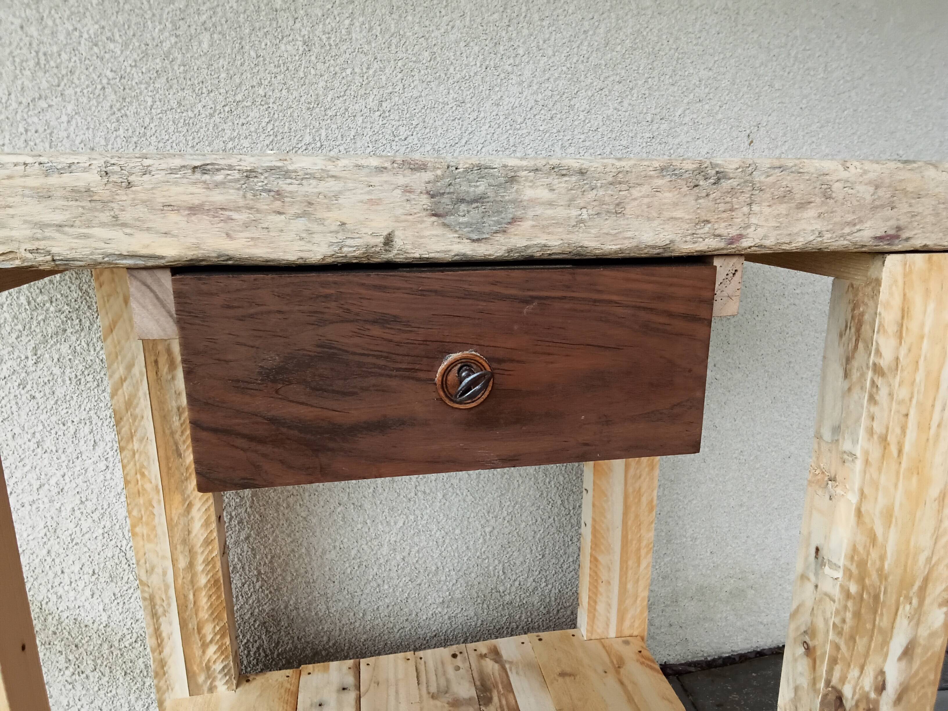 Wooden workbench