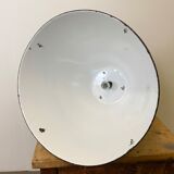 Black industrial factory lamp from Elektrosvit, 1960s