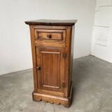Rustic oak bedside table 1900