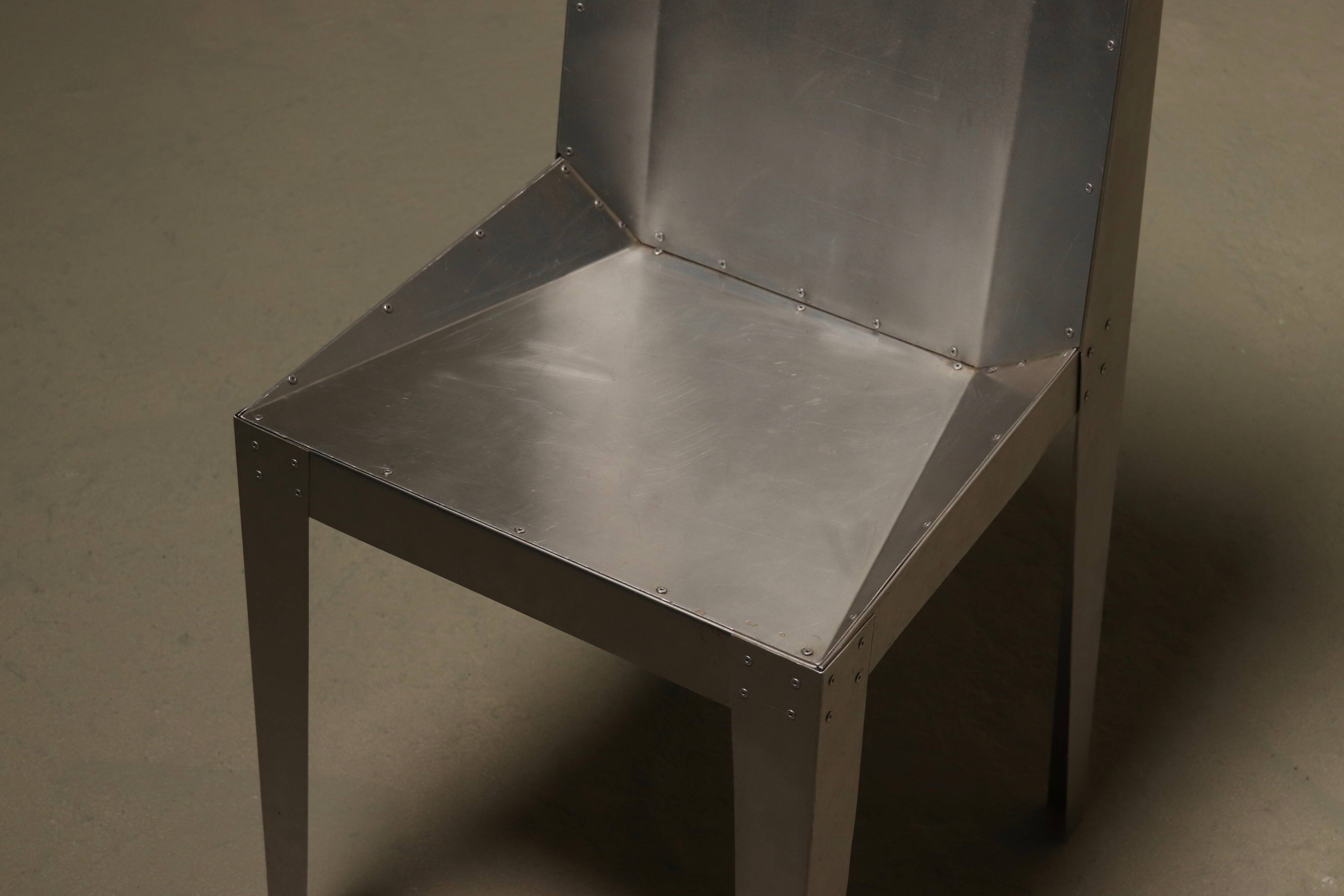Prototype Design Aluminum Chair 1980s