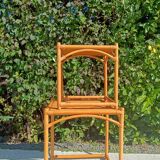 2 tables gigognes en rotin