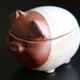 Ceramic "pig" sugar bowl by Ibuki, 1960s