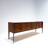 Mid-century modern italian sideboard in teak